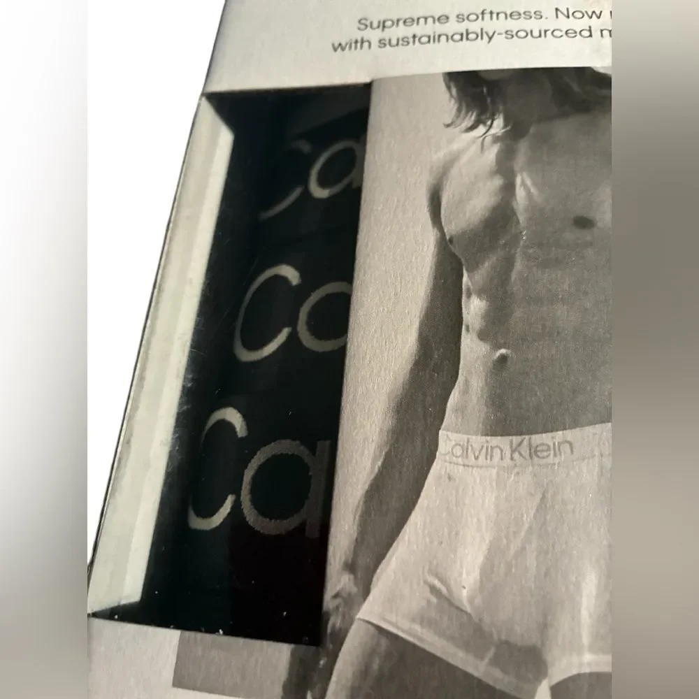 Calvin Klein Ultra-Soft Modern Boxer Briefs - Black